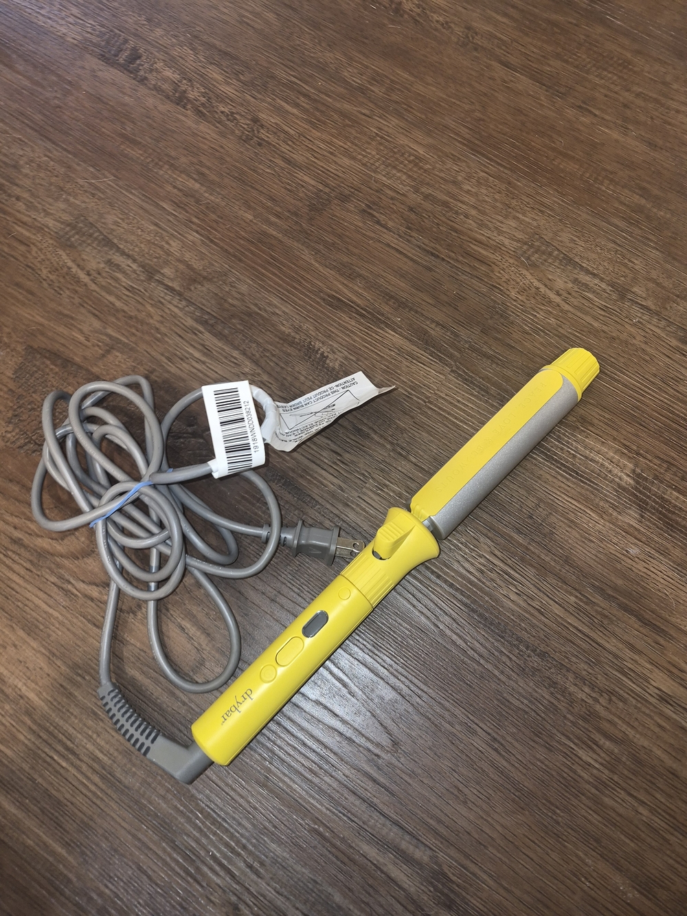 DRYBAR 3-Day Bender Digital Curling Iron Styler With Rotating Clamp 1"